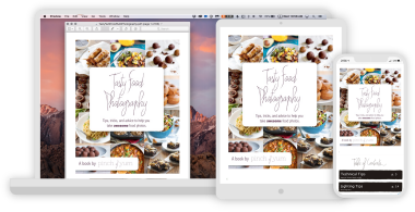ebook shown on multiple devices
