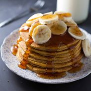 Best Ever Whole Wheat Pumpkin Pancakes - they turn out fluffy and perfect every time! 130 calories per pancake. | pinchofyum.com