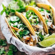 20 Minute Ancho Chicken Tacos