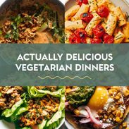 Actually delicious vegetarian dinners