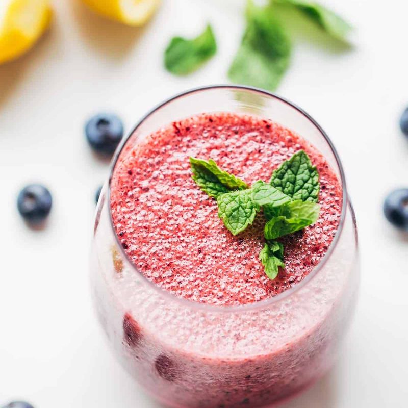 A picture of Frosted Blueberry Lemonade